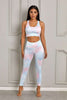 PRINTED SPORTS BRA AND LEGGINGS SET