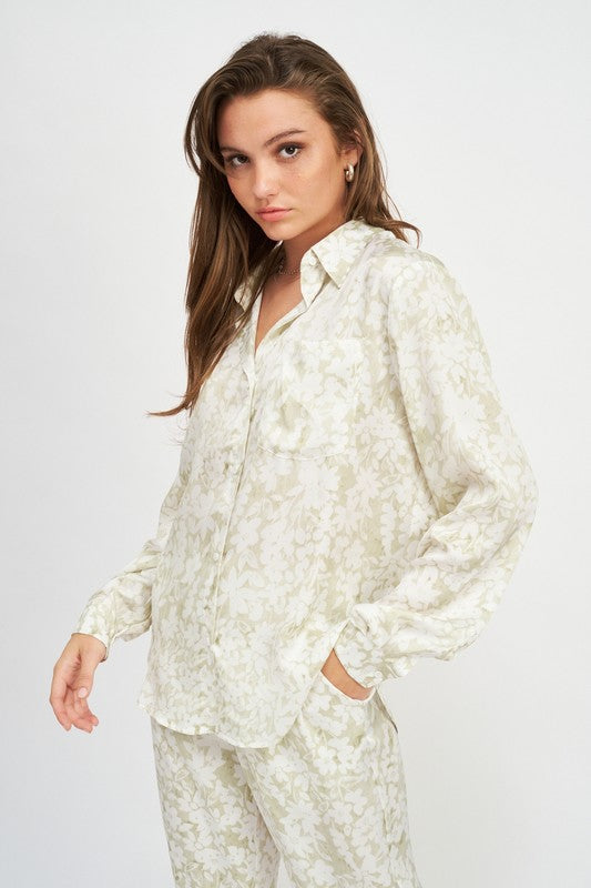 PRINTED BOYFRIEND SHIRT