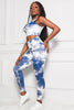 TIE-DYE CROP TOP AND LEGGINGS SET