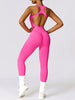 CUTOUT RACERBACK ACTIVE JUMPSUIT