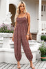 PRINTED SPAGHETTI STRAP JUMPSUIT