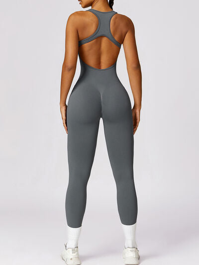 CUTOUT RACERBACK ACTIVE JUMPSUIT