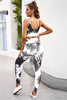 TIE-DYE CROP TOP AND LEGGINGS SET