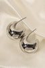 STAINLESS STEEL C-HOOP EARRINGS