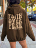 FAITH OVER FEAR DROPPED SHOULDER HOODIE