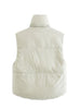 ZIP UP DRAWSTRING REVERSIBLE VEST - Style Boutiqe