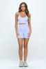 SEAMLESS SLEVELESS CROP TOP AND BIKER SHORTS SET - Style Boutiqe