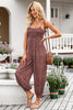 PRINTED SPAGHETTI STRAP JUMPSUIT