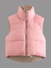 ZIP UP DRAWSTRING REVERSIBLE VEST - Style Boutiqe